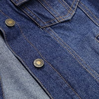 Ispljena traper jakna Jean za žene Retro casual rever gumb niz džep dugih rukava uznemirena traper majica