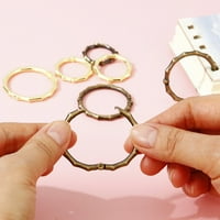 Vintage vezivni prsten sa šarkentnim prstenom za vezivanje za vezivanje labavih lista za prstenje za