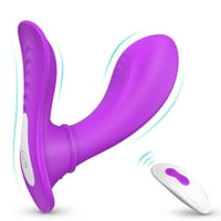 Nosivi vibrator za žene, više vibracijskih režima G Spot klitolora za odrasle igračke se za ženske žene Njeno zadovoljstvo punjive gaćice za donje rublje
