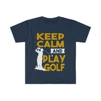 Budite mirni i igrajte golf unise majicu S-3XL Golfer Golfing