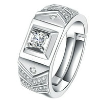 Moderan muški prsten za prste jednostavan bakar muški prsten par vjenčani prsten