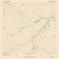 Mapa Topo - Three Mile New Texas Quad - USGS - 23. 28. - Matte platno