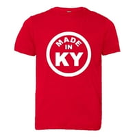 Pleasemetees Mladi od rođenih u Kentucky Ky logotipu naljepnica HQ Tee