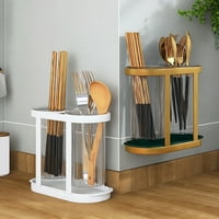 Hesocy Wall-montirani nosač štapića - jednostavan za čišćenje kuhinjske kuhinjske pribor za jelo Bo