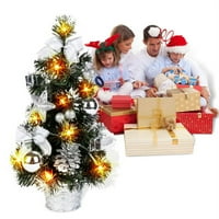 Naknade za božićne stablo na bateriji sa visećim ukrasima borovo drvo za kućni ukrasni ukrasi u zatvorenom