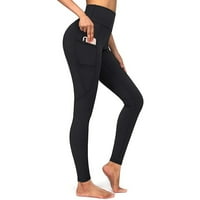 Wozhidaoke pantalone za žene ispisuju gamaše joga trčanje sportske hlače ženske fitness workout hlače