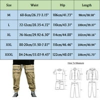 GUBOTARE radne pantalone za muškarce Kombinezoni za crtanje Casual Džepne Sportske radne ležerne pantalone