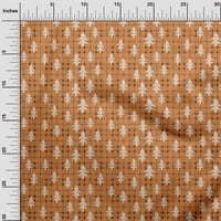 Onuone poliesterske spande tkanine narandže božićno drvce šivaće materijal za ispis tkanina sa dvorištem