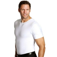 Muška instala Slim TS0001BT Velika i visoka majica za kompresiju za mršavljenje za mršavljenje