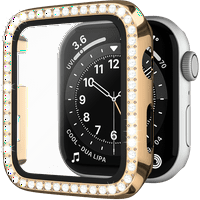 Epacks za Apple Watch Case Series sa kaljenim staklenim zaštitom od stakla, klizač za blikovanje Kristalnim