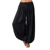 Ženske hlače Ležerne prilike plus size Solid Colore Loose Harem joga pantalone Tergo hlače
