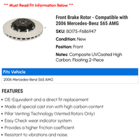Prednji rotor kočnice - kompatibilan sa Mercedes-Benz S AMG