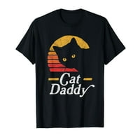 Mačka tata vintage osamdesetih majica Style Retro majica