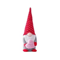 Dnevni ukrasi za Dan Swedish Tomte Valentines Skandinavsko gnome Tonte Nisse Plišana ručno izrađena