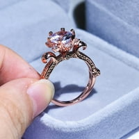 Vjenčani bend u titanijumskim prstenom za vjenčani prsten za angažman prsten zlato