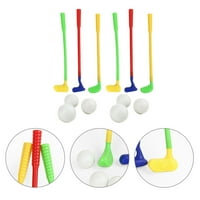 Kompleti djece Golfs Kit plastični golf klub i kuglice se postavljaju slučajne boje