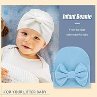 Tureclos bebi fetus šešir za novorođenčad sa dvostrukim slojem, tople novorođene pamučne kapice