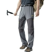 Airpow Cleance Plus Veličina Muška rastezanje Planinarstvo Brzo sušenje više džepa odvojive pantalone