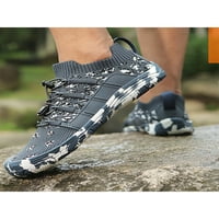 Woobling ženske muške planinarske cipele pletene gornje čarape tenisice sportsko plaža cipela joga udobnost Atletska prozračna tamno siva 10