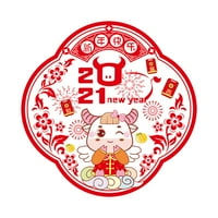 Outfmvch room Dekor Početna Dekor kineska novogodišnja zodijak Svečane naljepnice za ukrašavanje ormara