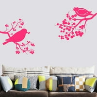 Goory samoljepljiva vodootporna ptica za štampan za tiskani papir cvjetni zidni zidni muralni tekstura