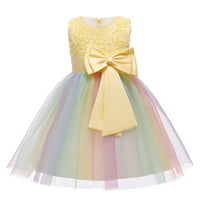 Shpwfbe Kids Wedding Giwn Girls Princess djeveruška Party Care haljina cvjetne rođendanske djevojke