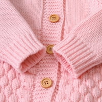 Aunavey Baby Newborn kapuljač pleteni zimski kombinezon Toddler Dječak Girl Girl Commens Jednodijelni bodysuit
