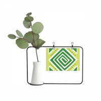 Zeleni kvadrati Meksiko Totems Drevni civilizacija Metalni okvir za slike CERAC vazni dekor