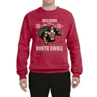 Divlji Bobby, smiješna dizalica Santa teretana Dobrodošli na sjeverni prekleti, ružni Božić, džemper