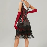 Advoicd Sequin haljina za ženske haljine za žene bez rukava Spaghetti remen Mini Club Party haljina