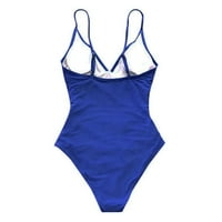 MLQIDK ženski jedno kupaći kostimi za kupanje V izrez kupaći odijela