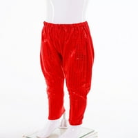 Dječji mališani dječaci Proizvođene hlače Tinejdžeri Shiny Sequins Hip Hop Street Dance Kostim Red 13-14