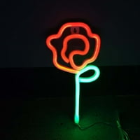 Cleance, ruže Neon lagano modeliranje sobnog prostora za spavaću sobu Dekoracija za Valentinovo ukras