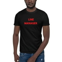 2xl Crveni linijski menadžer majica s kratkim rukavima majica s nedefiniranim poklonima