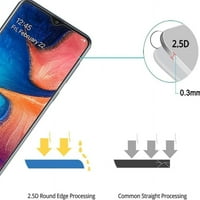 [2-pack] Zaštitnik zaslona za Samsung Galaxy A20,, kaljeno stakleni film, ultra jasan, protiv ogrebotina, mjehurića