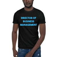 Plavi direktor za upravljanje poslovnim upravljanjem kratkim rukavom pamučnom majicom majicama po nedefiniranim