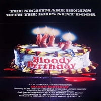 Krvavi rođendanski poster za film