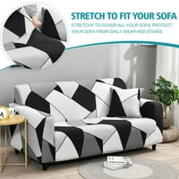 Ya Na Stretch Sofa navlake ispisani kauč Poklopac na razvlačenje za sop za sjedalo Elastični univerzalni