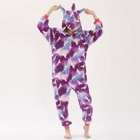 Ženske pidžame pidžame setovi za žene flanel crtane životinje jednodijelni pidžami lijepi zadržite tople