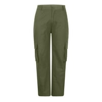 Teretne hlače iz Aueoeo za muškarce opuštene fit kauzalne tanke radne pantalone pantalone s uličnim