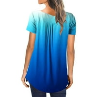 APEPAL ženske ljetne T majice Ležerne prilike kratkih rukava TUNIC TOP za gamaše labavo plaža Basic