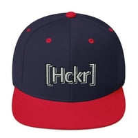 [HCKR] Hacker Snapback Hat - Lagani tekst