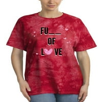 Puna ljubavnog slogana Tie Dye Kristalne žene -Image by Shutterstock, ženski medij