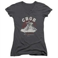 TREVCO CBGB-High Tops - Junior Tee - Drveni ugljen, veliki