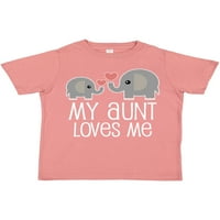 Inktastic moja tetka voli me nećakinja nećak elefant poklon malih malih majica ili majica mališana