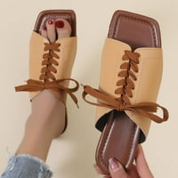 Lydiaunistar Ljeto Žene Peep-toe čipke papuče Ležerne prilike modne casual svakodnevno hodanje cipele