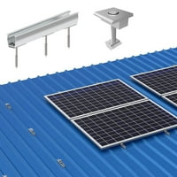Solarni modul ploče Aluminijski nosač šine za pričvršćivanje šine trapezoidni krov nosač