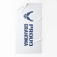 Cafepress - USAF: Ponosna baka - veliki ručnik za plažu, mekani ručnik od 30 x60 sa jedinstvenim dizajnom
