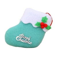 Clearsance yoHome Božićni ukrasi Novogodišnji pokloni Santa Snjegovičari čarape Božićne čarape Poklon