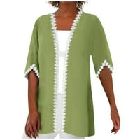 Ženska bluza za žensku košulju Amousa Outerwear SolidL Duljina Ležerne prilike, Ležerne prilike za praznične